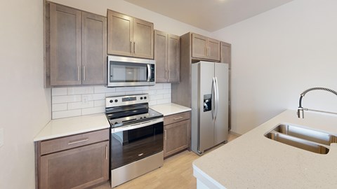 Floor plan for 1 bed, 1 bath, 1005 sqft
